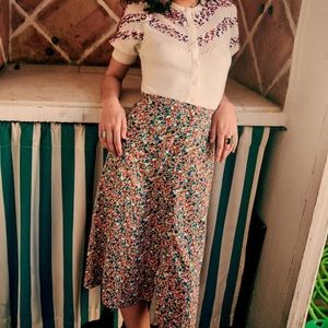 Sezane Ralph Skirt in Hanoi